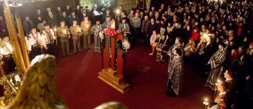 Denia celor 12 Evanghelii la Catedrala Arhiepiscopală din Galaţi Denia celor 12 Evanghelii la Catedrala Arhiepiscopală din Galaţi