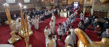 Sfânta Liturghie arhierească şi aşezarea în criptă a osemintelor Episcopului Nifon Niculescu Sfânta Liturghie arhierească şi aşezarea în criptă a osemintelor Episcopului Nifon Niculescu