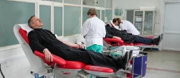 Acţiune de donare de sânge în municipiul Brăila