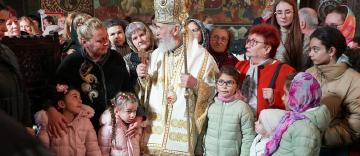 Slujire arhierească la Catedrala arhiepiscopală din Galați