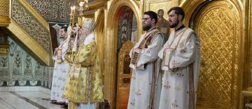 Slujire arhierească la Catedrala arhiepiscopală din Galaţi