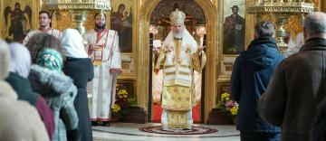 Slujire arhierească la Catedrala Arhiepiscopală din Galaţi 