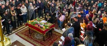 Prohodul Domnului la Catedrala arhiepiscopală din Galaţi