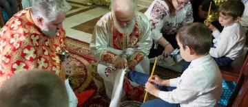 Rânduiala spălării picioarelor la Catedrala Arhiepiscopală din Galaţi 