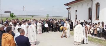 Sfinţirea Capelei din cimitirul nou al comunei Matca, judeţul Galaţi 
