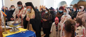 Slujbă de binecuvântare pentru slujirea într-un nou locaș de cult în localitatea Cuza Vodă - Salcia, județul Brăila