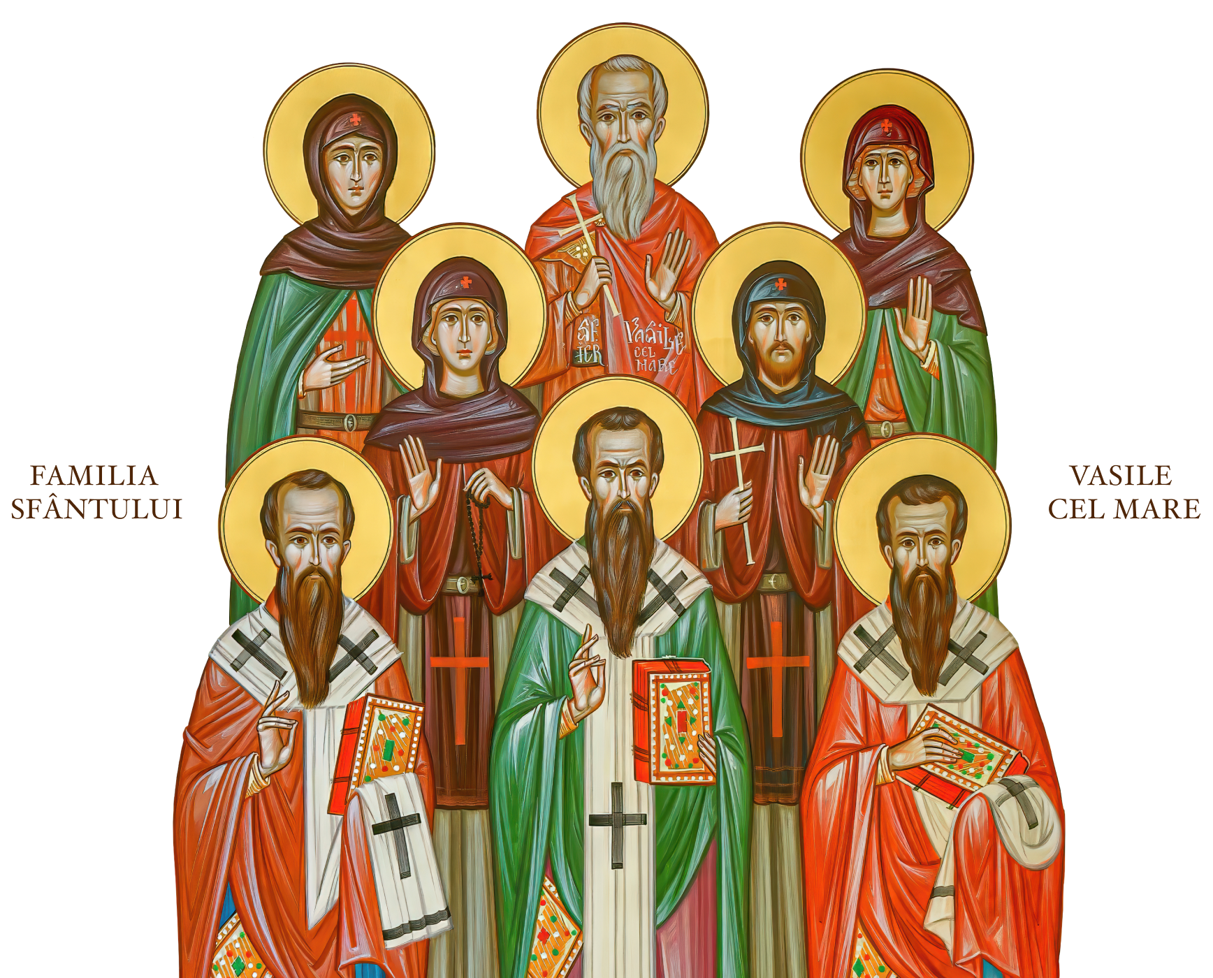 Icoana Familiei Sfântului Vasile cel Mare
